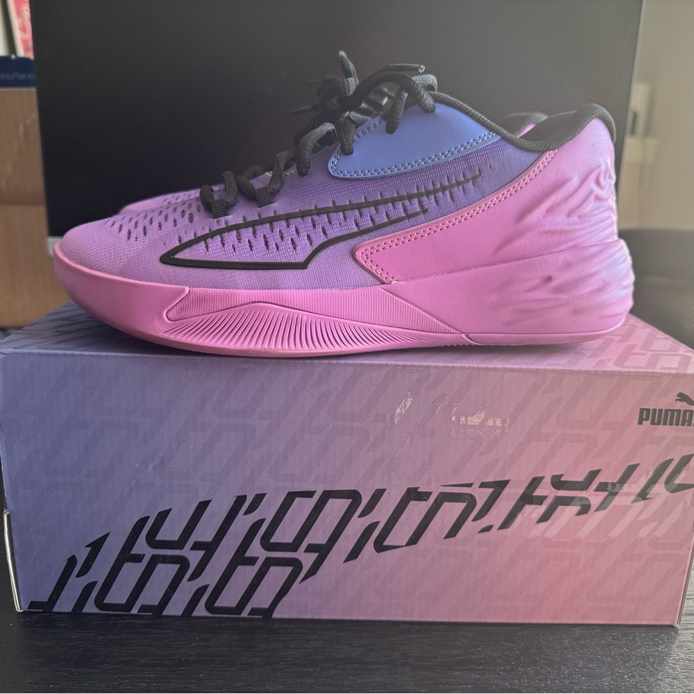 Puma Stewie 1 Causing Trouble Mauve and Black W7.5